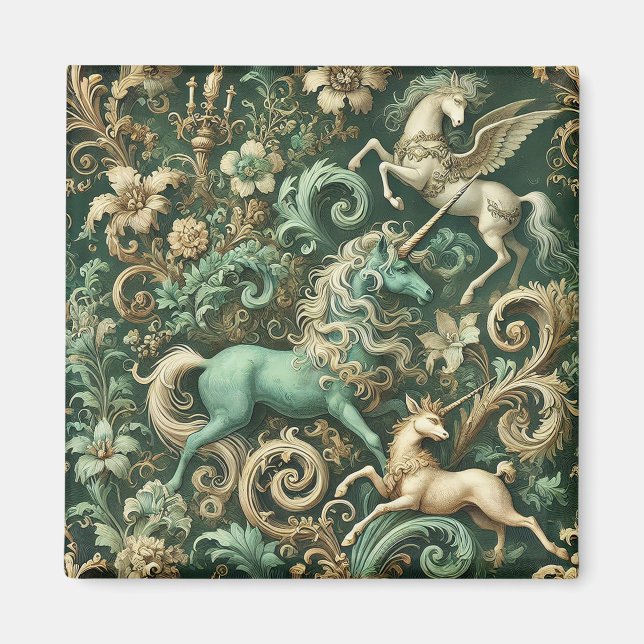 Celestial Equinox – Mythical Unicorn Magnet (Front)