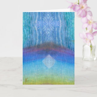 Celestial, Ethereal, Rainbow Light Meditation Card