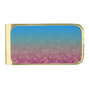 Celestial Fade Gold Finish Money Clip