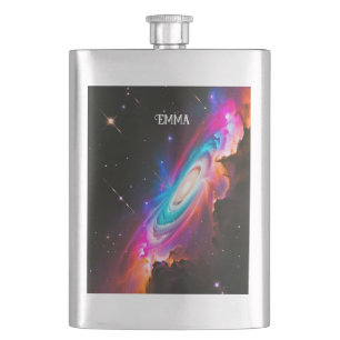Celestial Fantasy Black Hole Custom Name Flask