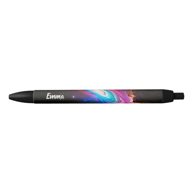 Celestial Fantasy Black Hole Custom Name Script Pen (Front)