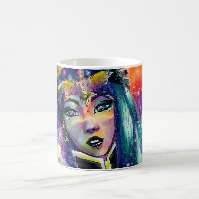 Celestial Fantasy Girl Coffee Mug (Center)