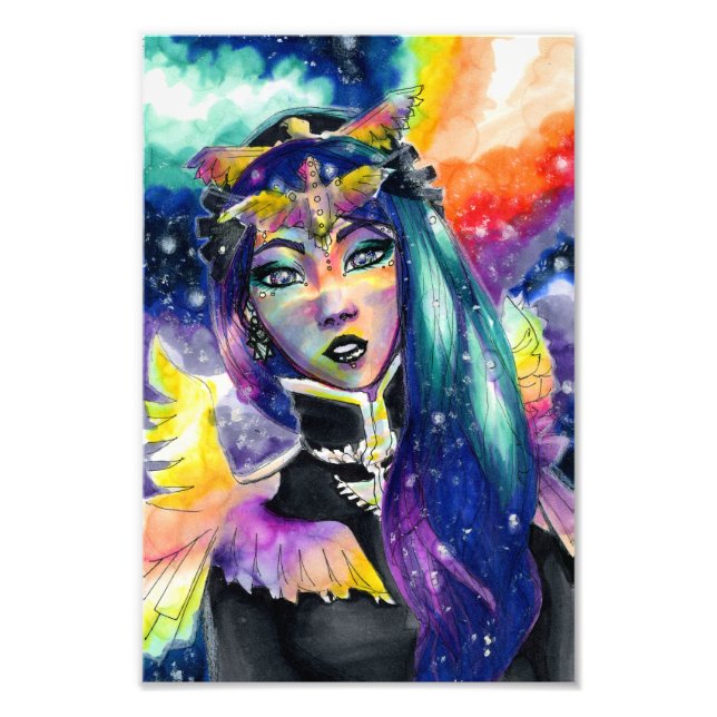 Celestial Fantasy Girl Photo Print (Front)