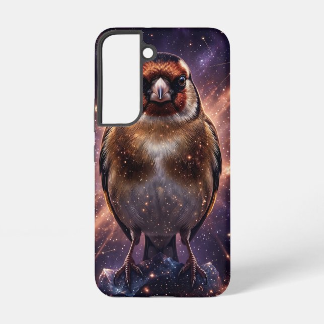 Celestial Finch Cosmic Nebula Galaxy Case (Back)