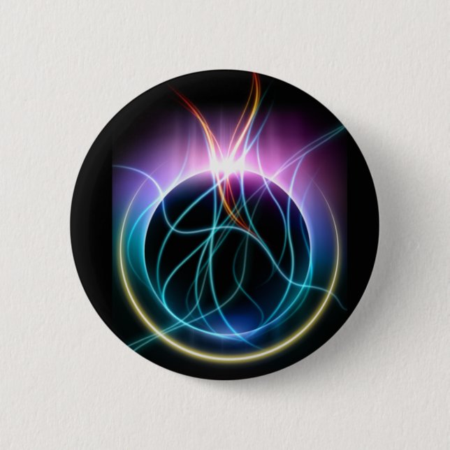 Celestial Flames Button (Front)