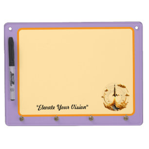 "Celestial Flight Path" Dry Erase Board With Keychain Holder