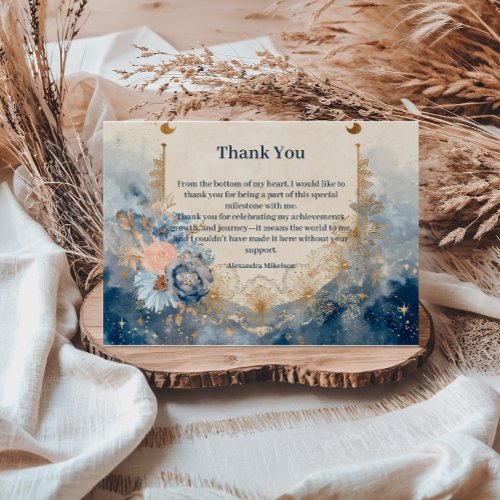 Celestial Floral Art Nouveau Sweet Sixteen