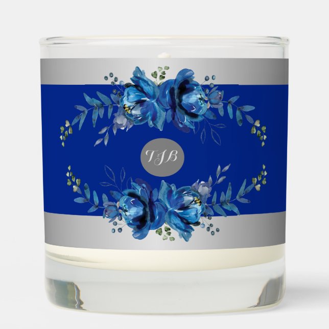 Celestial Floral Elegance Scented Candle (Front)