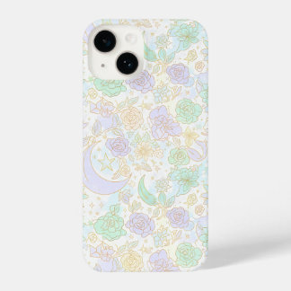Celestial Floral Harmony iPhone 14 Case