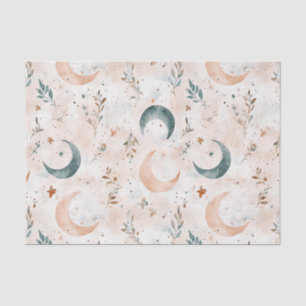 Celestial Floral Pattern (6) Tissue Paper