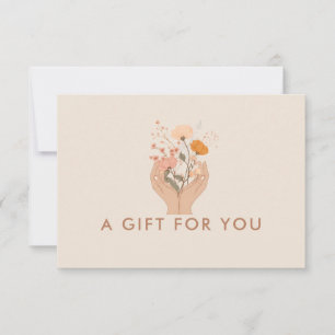 Celestial Floral Salon Business Gift Certificate