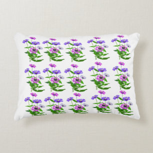 Celestial Floral Spiritual Minimalist Design Accent Pillow