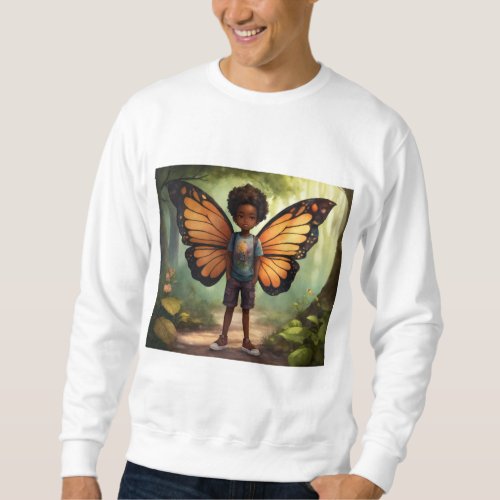 Celestial Flutter Mystical T_Shirt Designs Sweatshirt