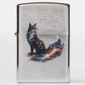 Celestial Fox | Cosmic Fantasy Animal Zippo Lighter