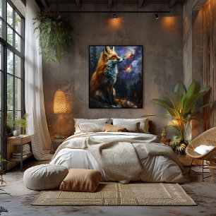 Celestial Fox: Guardian of the Cosmos Poster