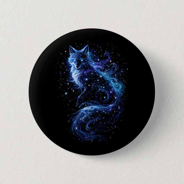 Celestial Fox Spirit Button (Front)