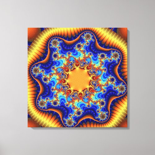 Celestial Fractalscope Canvas Print