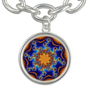 Celestial Fractalscope Charm Bracelet