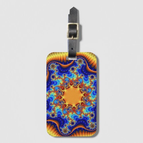 Celestial Fractalscope Luggage Tag