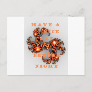 Celestial Galactic Have a Nice Day & Better Night Postcard