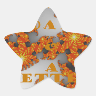 Celestial Galactic Have a Nice Day & Better Night Star Sticker