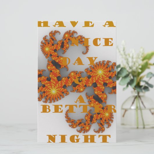 Celestial Galactic Nice Day and a Better Night Art (Standing Front)