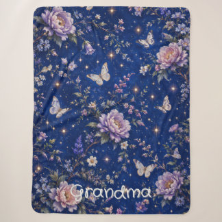 Celestial Garden Blanket for Her. Roses Blanket