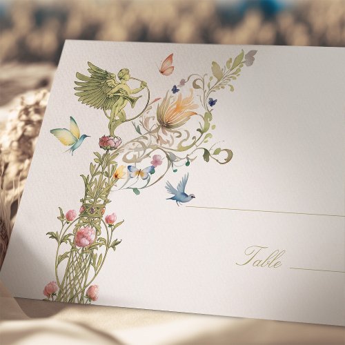 Celestial Garden Wedding Name Card Template