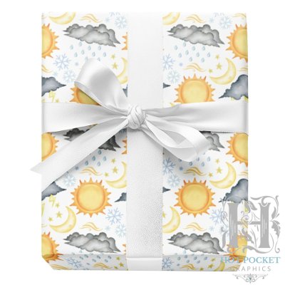 Celestial Gift Wrapping Paper