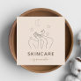 Celestial Girl Illustration Skincare Beauty Cream Square Business Card