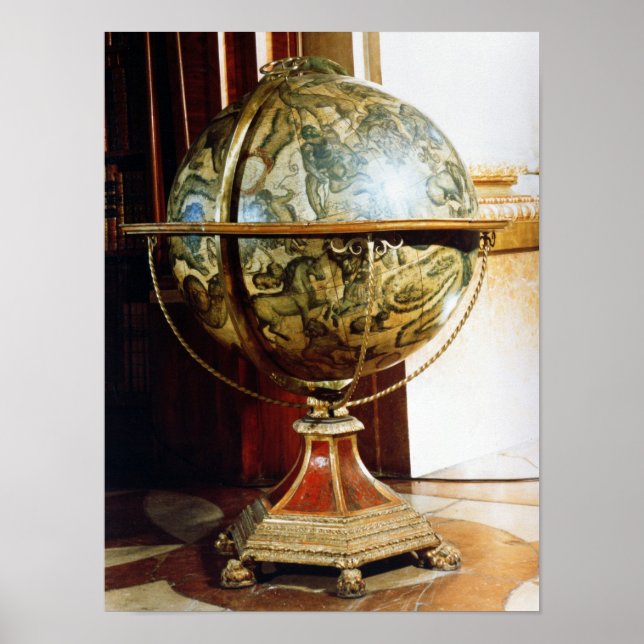 Celestial globe, 1688 poster (Front)