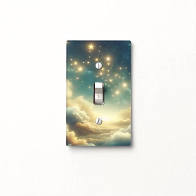 Celestial Glowing Stars Starry Sky  Light Switch Cover (In Situ)