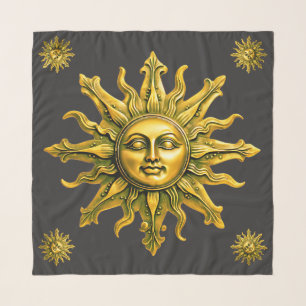 "Celestial Gold Radiance" The Sun Scarf