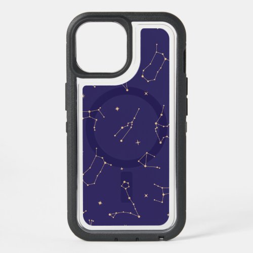 Celestial Gold Star Solareclipse Theme  iPhone 15 Case
