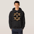Celestial Golden Angels Pattern Design Hoodie | Zazzle