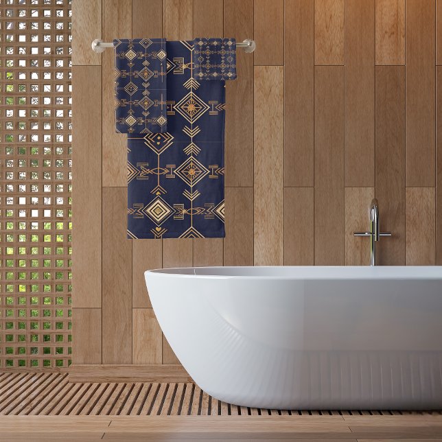Celestial Grid Bath Towel Set (Creator Uploaded)