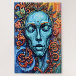 Celestial Guardian: Ethereal Vision Jigsaw Puzzle