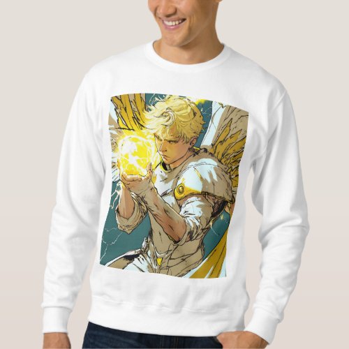 Celestial Guardian Lightning Storm design t_shirt Sweatshirt