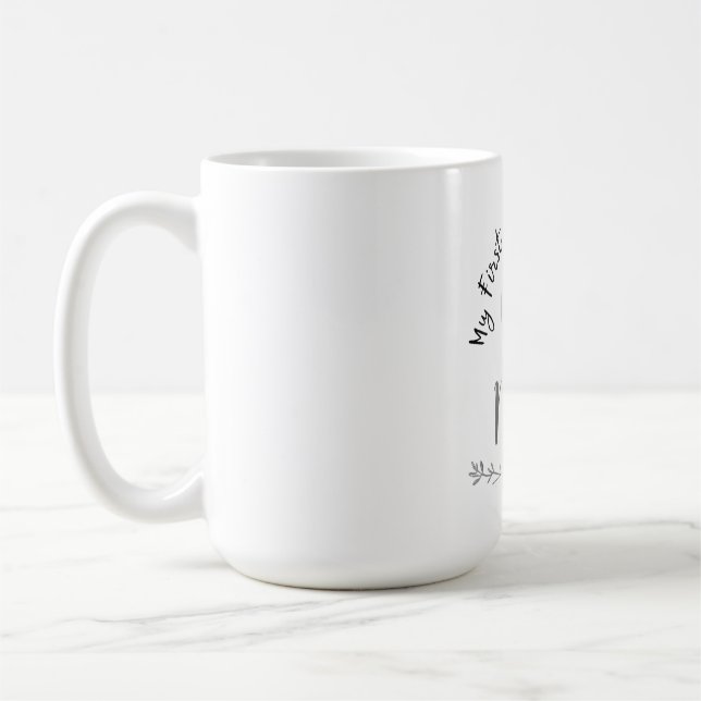 Celestial Guardian Mom | Moon & First Journey Art Coffee Mug (Left)