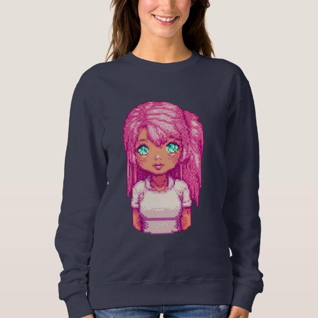 Celestial Guardian pink girl Sweatshirt (Front)