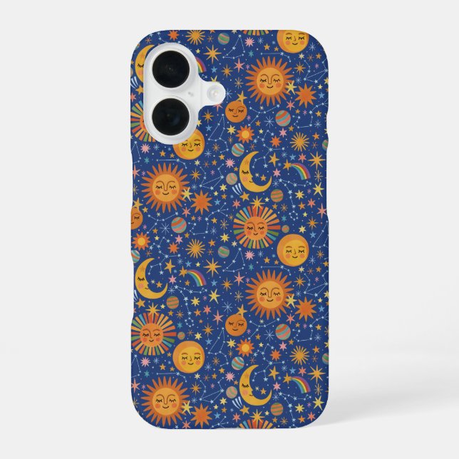 Celestial Hand Drawn Pattern -  iPhone Case (Back)