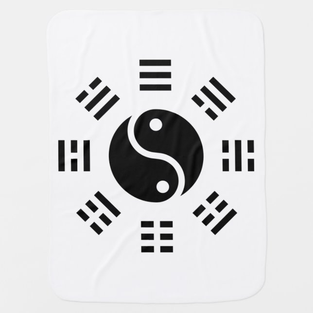 Celestial Harmony and Universal Balance Baby Blanket (Front)