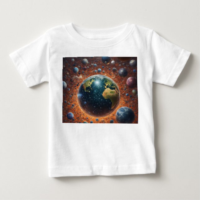 "Celestial Harmony Earth T-Shirt"T-Shirt Baby T-Shirt (Front)