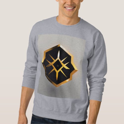 Celestial Harmony Gravity_Inspired Planet_Moon Em Sweatshirt