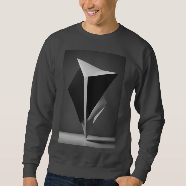 Celestial Harmony: Gravity-Inspired Planet-Moon Em Sweatshirt (Front)