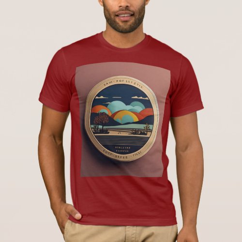 Celestial Harmony Gravity_Inspired Planet_Moon Em T_Shirt