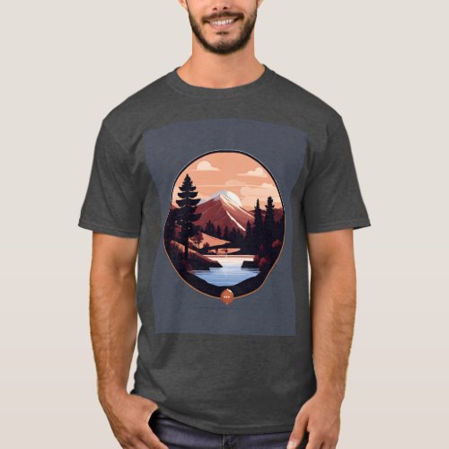 Celestial Harmony Gravity_Inspired Planet_Moon Em T_Shirt