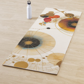 Celestial Harmony in Circles Yoga Mat