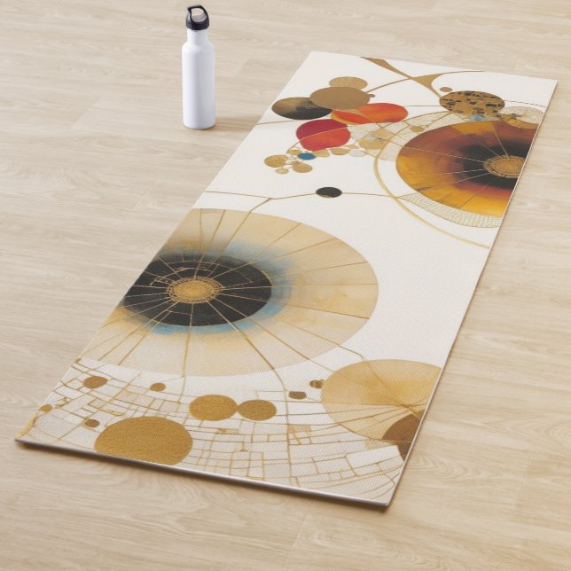 Celestial Harmony in Circles Yoga Mat (In Situ)