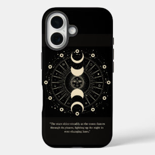 Celestial Harmony: Phases of the Moon iPhone Case